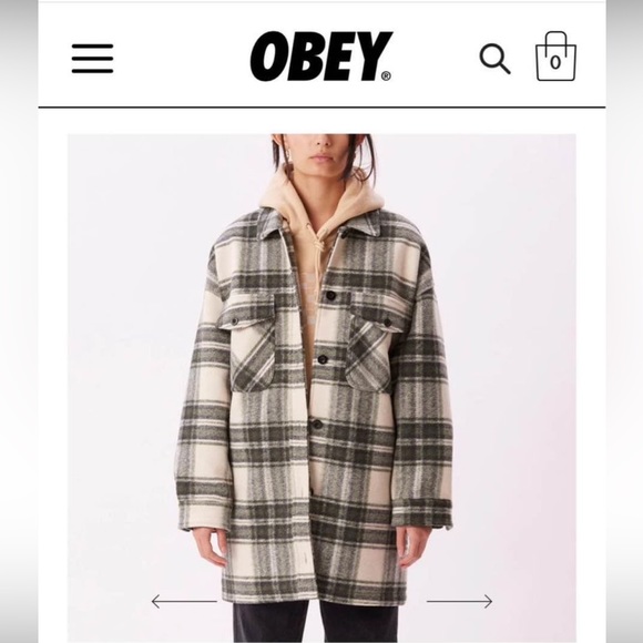 Obey Taylor shirt jacket - Picture 1 of 3